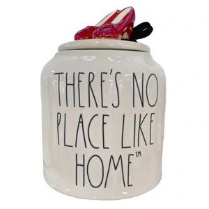 Rae Dunn Wizard of Oz Dorthy THERES NO PLACE LIKE HOME Large Canister NEW